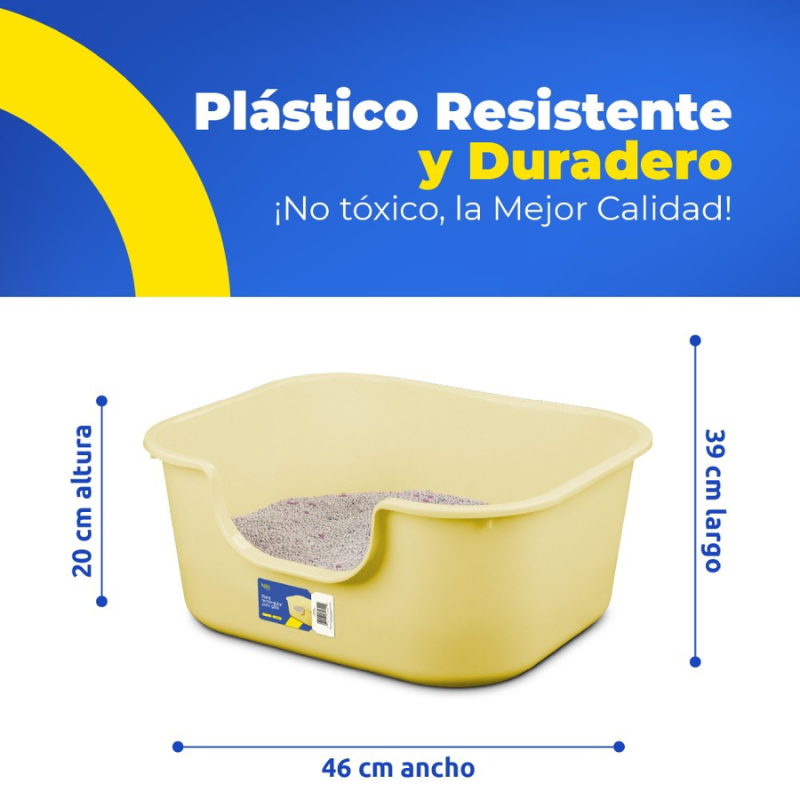 Litera Abierta Rectangular – Banano – Hola Pets - Imagen 5
